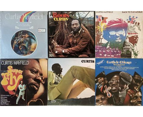 CLASSIC SOUL - LPs. Wicked grooves with these 30 x classic LPs. Artists/titles are Curtis Mayfield (x8) - Super Fly (early US