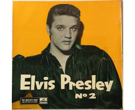 ELVIS PRESLEY - NO. 2 LP (ORIGINAL UK PRESSING - HMV CLP 1105). Neat example original UK copy of Elvis' second studio UK LP. 