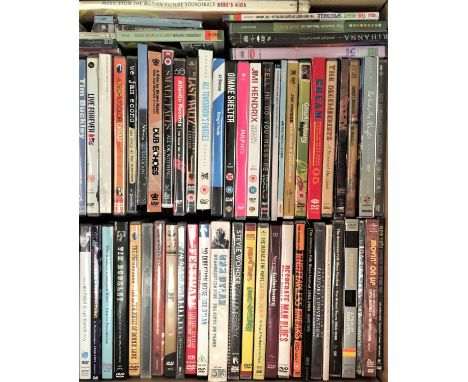 MUSIC DVD COLLECTION. An extensive collection of around 80 music DVDs. Titles include The WHo - The Kids Are Alright, Smokey 