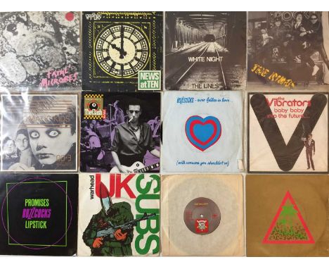 PUNK/NEW WAVE/2 TONE - 7". Really wicked collection of around 124 x choice 7". Artists/titles include TV Personalities - Wher