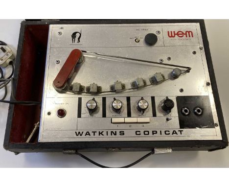 WATKINS COPICAT (HILTON VALENTINE USED). A WEM Watkins Solid State 'Copicat' tape delay machine. According to vendor testimon