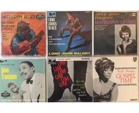 BLUES/ R&amp;B - 7" RARITIES. A super collection of 6 7" rarities. Artists/ titles includes Muddy Waters and his guitar - Mis