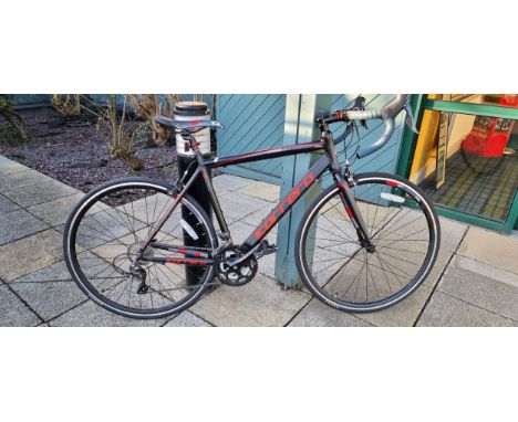A Carrera Virtuosa 16 speed racing bicycle, c.2016, apparently unused, Corteblade front forks, aluminium frame, Shimano Clari