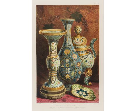 NO RESERVE Great Exhibition.- Wyatt (Sir Matthew Digby) 21 plates from 'The Industrial Arts of the Nineteenth Century', ceram