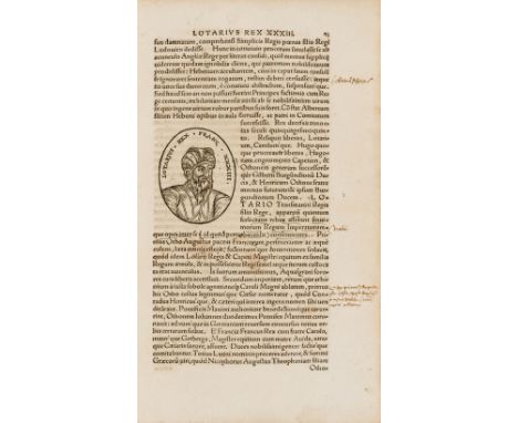 France.- Aemylius (Paulus) De rebus Gestis Francorum, A Pharamundo Primo Rege usque ad carolum octauum, Libri X, 2 parts in 1