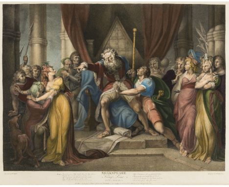 NO RESERVE Shakespeare.- Boydell (John & Josiah), Publishers. Nine plates from the series 'The Shakespeare Gallery', engravin