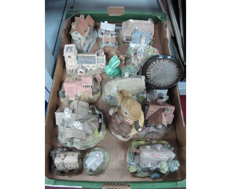 Lilliput Lane Dwellings, Border Fine Art 'Old Benjamin Bunny', Sylvac 'Bunny' etc:- One Box