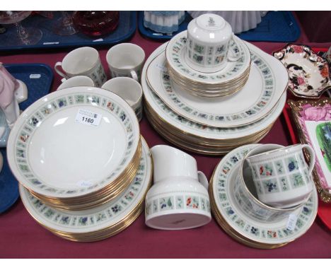 Royal Doulton 'Tapestry' Pattern Dinner / Tea ware, forty five pieces.