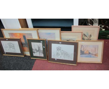 Colour prints including Monet (two), Maztimovie (two), (eight).