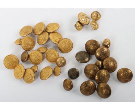 Quantity of British Military Tunic Buttons, of various corps, including Control Commission Germany, Royal Army Ordnance Corps