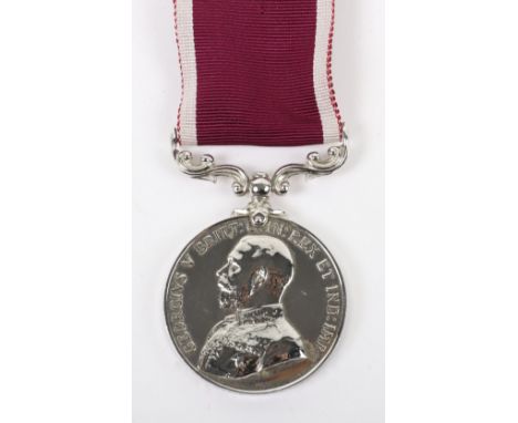 * George V Army Long Service Good Conduct Medal Royal Army Medical Corps, medal with field marshal bust, awarded to “11392 S 