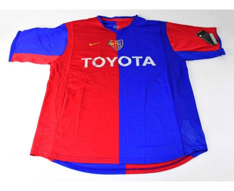 FC BASEL; a multi-signed football shirt.Condition Report: - We have not authenticated these signatures, please satisfy yourse