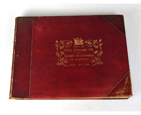 A commemorative book for the occasion of the laying of the foundation stone of the Liverpool Cathedral, 19th July 1904 'A Rec