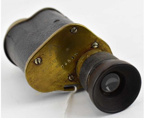 A WWI Ross of London military monocular, no.74584, stamped with maker's mark and military arrow, length 11.5cm.  Condition Re