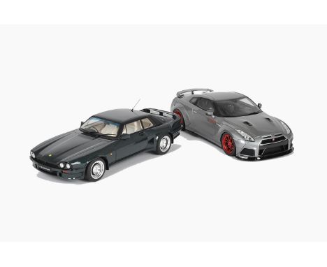 GT Spirit 1:18 Nissan GT-R Prior Design GT243, Lister XJS 7.0 Le Mans GT217, in original boxes, E, boxes VG (2) 