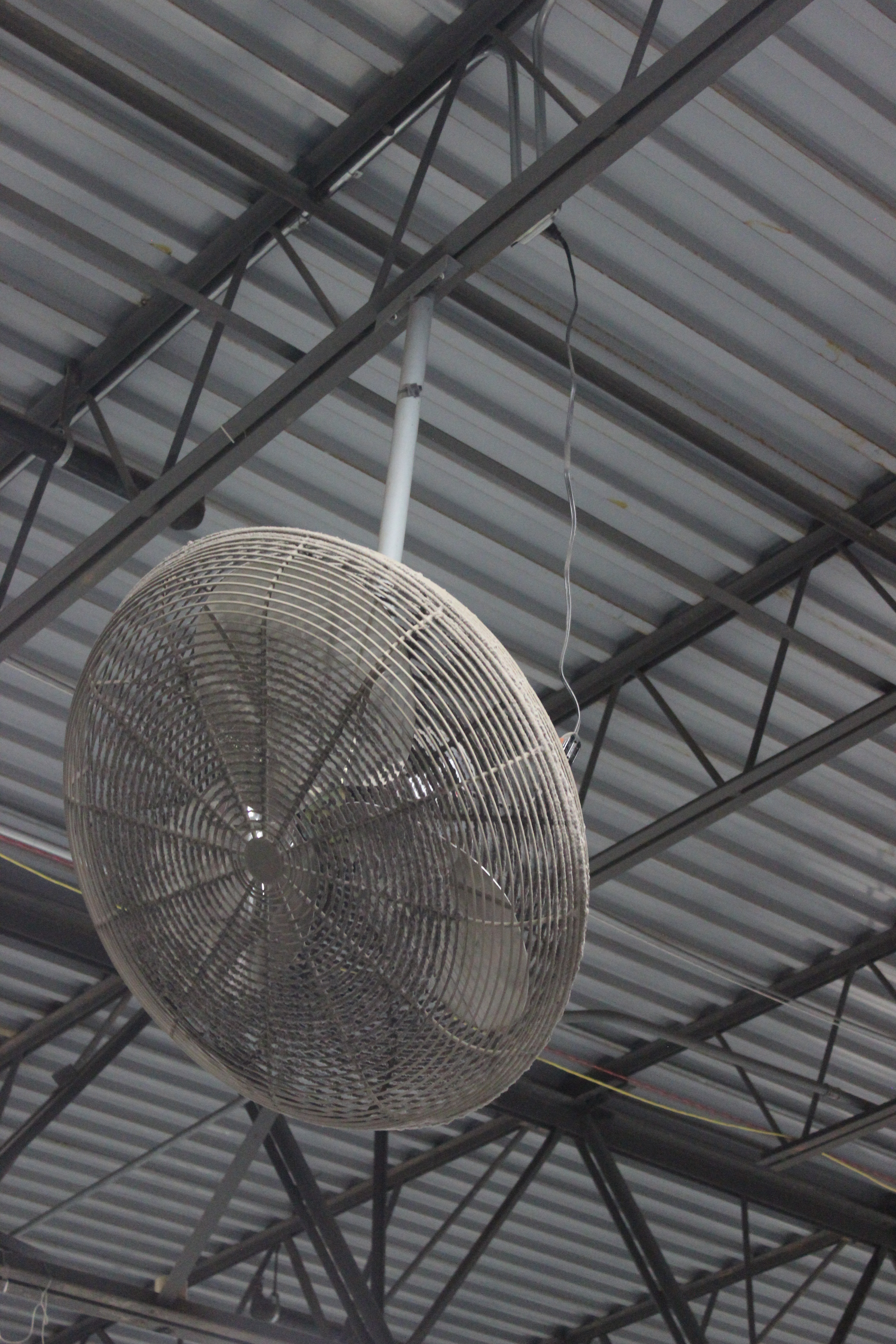 Dayton Warehouse Ceiling Mounted Fan With Ceiling Mount