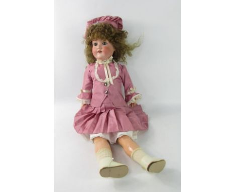 An Armand Marseilles bisque head doll, 390. A.9.M.