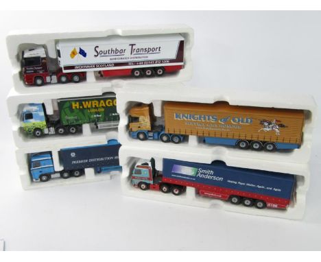 Corgi die cast lorries, comprising Smith Anderson, Southbar Transport, Knights of Old, H Wragg Transport Ltd, and ARR Craid T