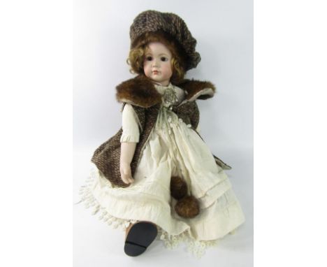 A Kammer & Reinhardt Simon Halbig bisque head doll, 117.