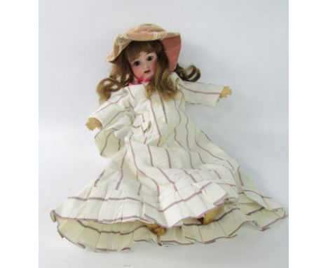 An Armand Marseilles bisque head doll, 390, A 2/0 M.