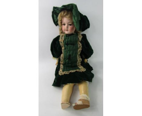 An Armand Marseilles bisque doll, DRGM246/A. 390N, A 7 1/2 M.