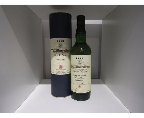 Tullibardine 1993 Single Highland Scotch Whisky, 70cl in tube