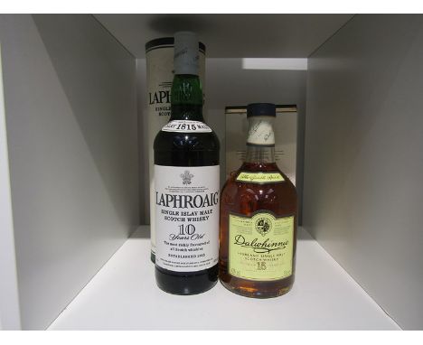 Dalwhinnie 15 years Old Highland Single Malt Scotch Whisky 70cl boxed, Laphroaig 10 years Old Single Islay Malt Scotch Whisky