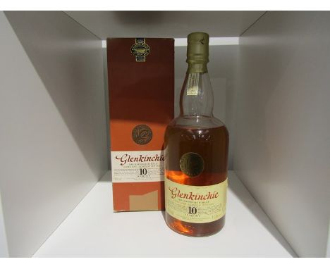 The Glenkinchie 10 years Old Single Malt Scotch Whisky, Lowlands, Edinburgh Malt, 1ltr boxed