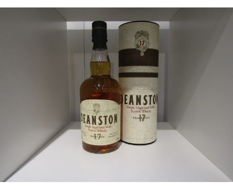 Deanston Single Highland Malt Scotch Whisky, 17 years old, 700ml, in tube     