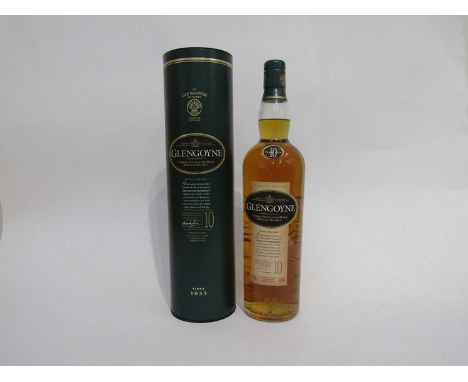 The Glengoyne 10 years Old Single Highland Malt Scotch Whisky 1ltr in tube