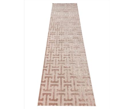 ART DECO DESIGN RUNNER. 346cm x 84cm.