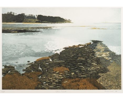 * Phil Greenwood [b.1943]-Lleyn Sunset,:-etching in colours, signed and dated '80inscribed and numbered 233/350, sheet size 5