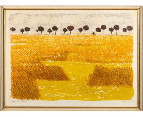 * Bernard Cheese [1925-2013]-Road to Orleans,:- lithograph, signed, inscribed, numbered 21/25 and dated '63 along the bottom 