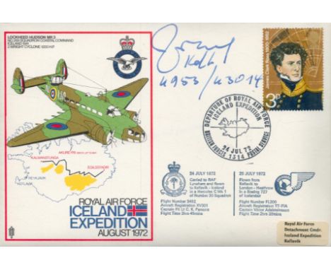 C15a Iceland Expedition Signed by Karl-Heinz Marbach U boat Commander U - 101 U Boat Series Karl-Heinz Marbach Knights Cross 