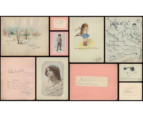 Vintage music/entertainment signed autograph books. 2 books included. Some of signatures included are Georgie Martin, Julian 
