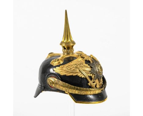 Helm für Offiziere im Garde-Dragoner-Regiment "Königin Viktoria von Großbritannien und Irland" Nr. 1. Um 1900.               