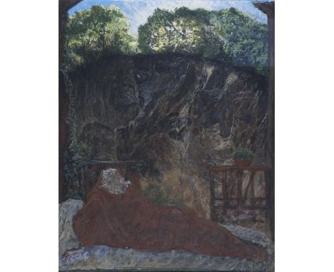                     KUHN,             Hans (1905 Baden-Baden - 1991 Baden-Baden)    Der MorgenMischtechnik. Signiert. 50 x 40