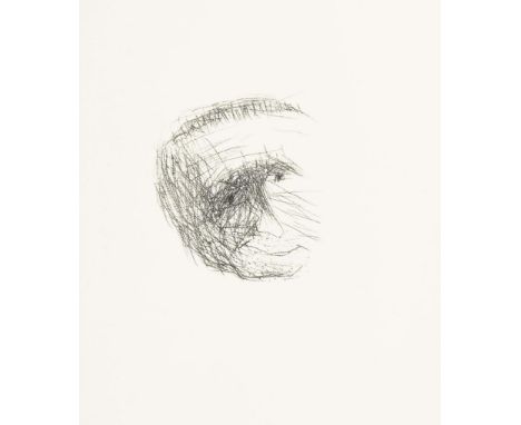                     SEITZ,             Gustav (1906 Mannheim-Neckarau - 1969 Hamburg)    "Bert Brecht"Lithografie. Verso Nach