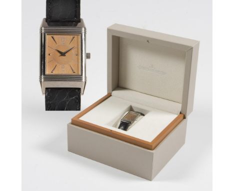             Armbanduhr: Reverso Classique in Gold. JAEGER-LECOULTRE. Referenz-Nr. 250.340.865, Gehäuse-Nr. 1828492. 750er Wei