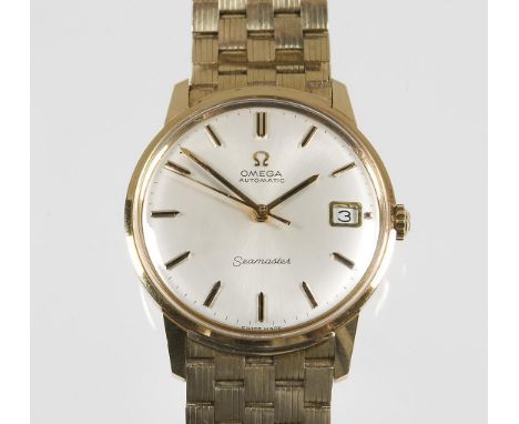             Armbanduhr: Seamaster in Gold. OMEGA. 585er Gelbgold (14 kt). ø 34 mm. 94 Gramm.             Automatikwerk, Ziffe