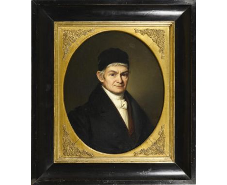             Porträt des Christian Friedrich FungkÖl/Leinwand. Rechts unten mit "C. Bönecke" und Zusatz Berlin signiert, verso