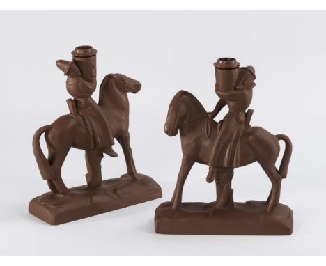 Paar "Leuchterreiter". Meissen. Geprägte Schriftmarke und Prägeschwerter, 1x Jahreszeichen 2005, 1. Wahl. Modell-Nr.: 85006 (