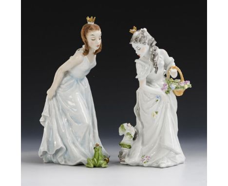 Froschkönigin und Schneewittchen. Rosenthal. Marke Classic Rose Collection, ab 1975. Bezeichnet.                     FRIEDRIC