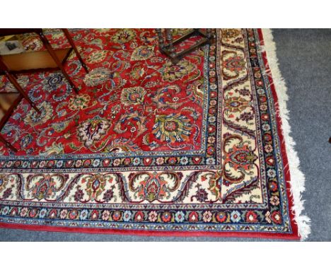 A Persian Tabriz carpet, 351cm x 255cm