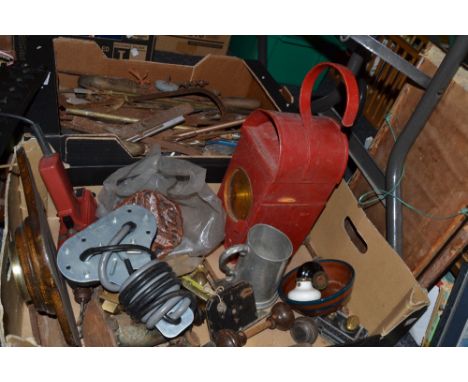 Tools - a North Bros impact driven hammer; planes;  etc (2 boxes)