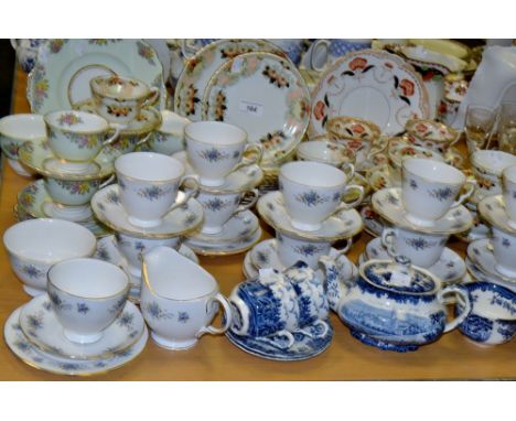 Teawares - Gainsborough China part tea service; Colclough part tea service; Palissy Avon scenes part tea service; etc; quanti