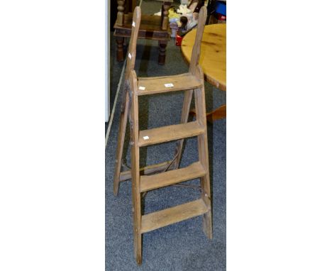 A small set of beech step ladders
