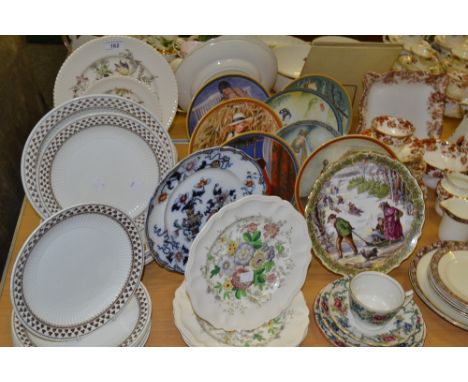 Ceramics - Collectors Plates; a Staffordshire part tea service; a Losol Ware jug ; Adams tableware ; Royal Doulton Malvern pa