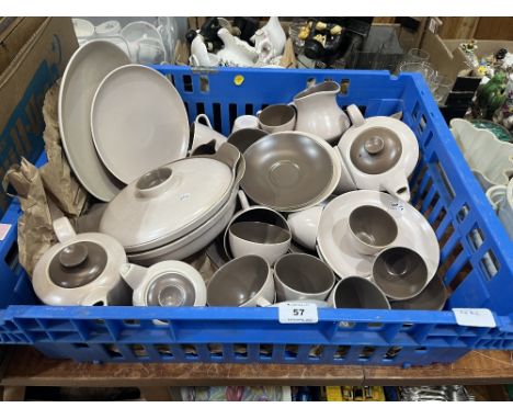 A box of Poole pottery