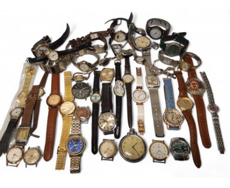 Watches - various lady's and gent's wristwatches including Pulsar, Timex, Sekonda, Accurist, etc. (not checked) qty. 